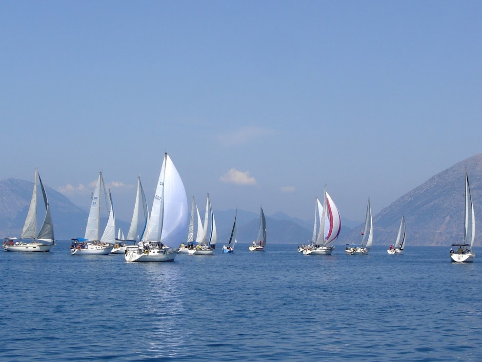 Σκάφος σε ιστιοδρομία της 31ης Διεθνούς Ιστιοπλοϊκής Εβδομάδας Ιονίου, 2021